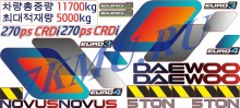 Стикеры для автомобиля Daewoo